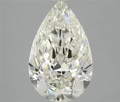 3.02ct K VS2 Rare Carat Ideal Cut Pear Diamond