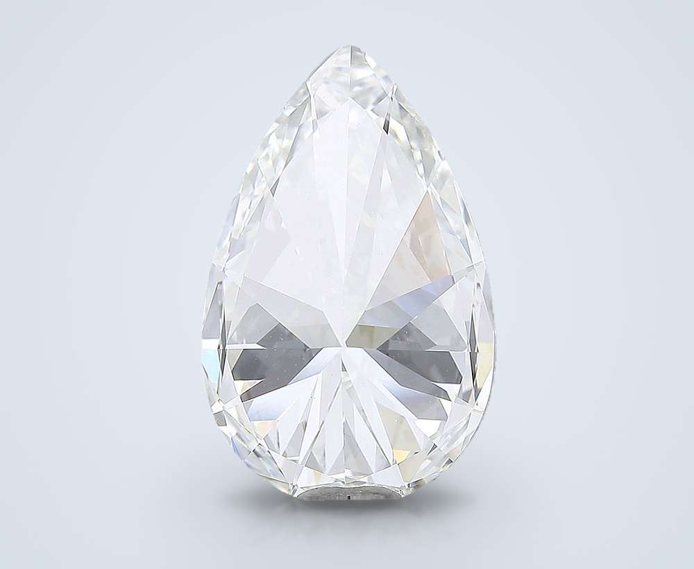 14.04ct F VVS2 Rare Carat Ideal Cut Pear Lab Grown Diamond