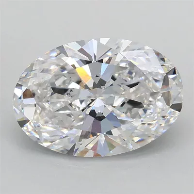 2.09ct D VS1 Rare Carat Ideal Cut Oval Lab Grown Diamond
