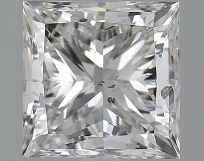 2.50ct I SI2 Rare Carat Ideal Cut Princess Diamond