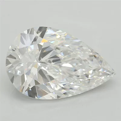 2.38ct D VS1 Rare Carat Ideal Cut Pear Lab Grown Diamond