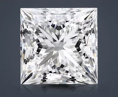 5.06ct E VS2 Rare Carat Ideal Cut Princess Lab Grown Diamond