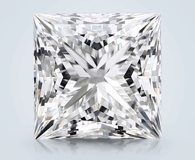 5.06ct E VS2 Rare Carat Ideal Cut Princess Lab Grown Diamond