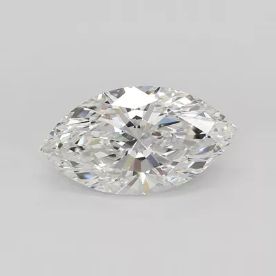 3.09ct F VVS2 Rare Carat Ideal Cut Marquise Lab Grown Diamond