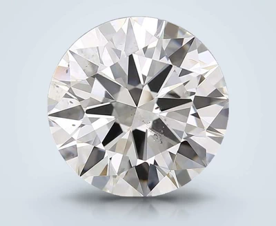 3.01ct F SI1 Rare Carat Ideal Cut Round Diamond