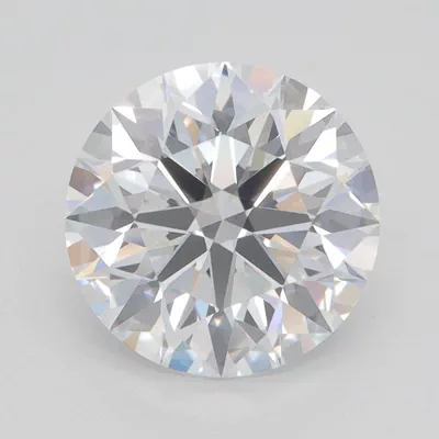3.01ct D VS1 Rare Carat Ideal Cut Round Lab Grown Diamond