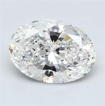3.51ct F SI1 Rare Carat Ideal Cut Oval Diamond