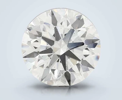 3.21ct G SI1 Rare Carat Ideal Cut Round Lab Grown Diamond