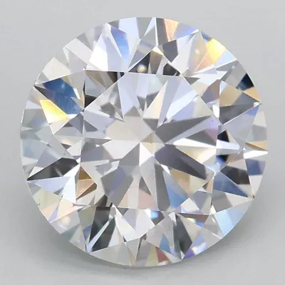 2.88ct D VS1 Rare Carat Ideal Cut Round Lab Grown Diamond