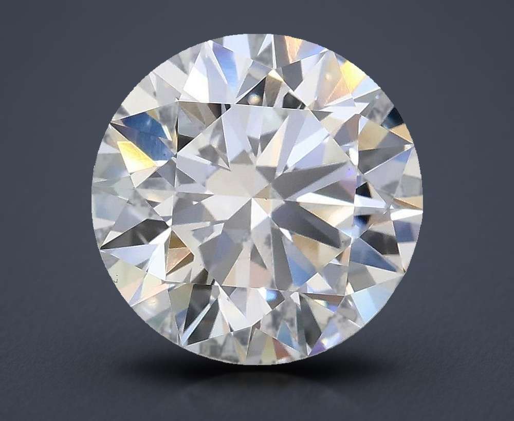 2.88ct D VS1 Rare Carat Ideal Cut Round Lab Grown Diamond