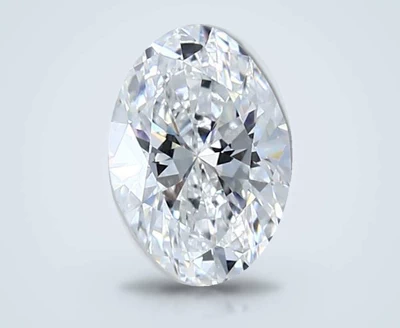 1.02ct D VVS2 Rare Carat Ideal Cut Oval Lab Grown Diamond