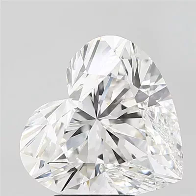 5.01ct F VS1 Rare Carat Ideal Cut Heart Lab Grown Diamond