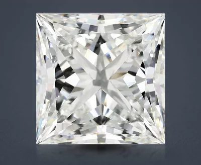 10.76ct F VVS2 Rare Carat Ideal Cut Princess Lab Grown Diamond