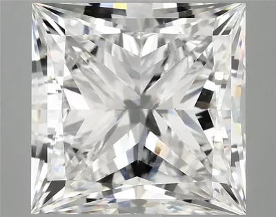 8.03ct E VVS2 Rare Carat Ideal Cut Princess Lab Grown Diamond
