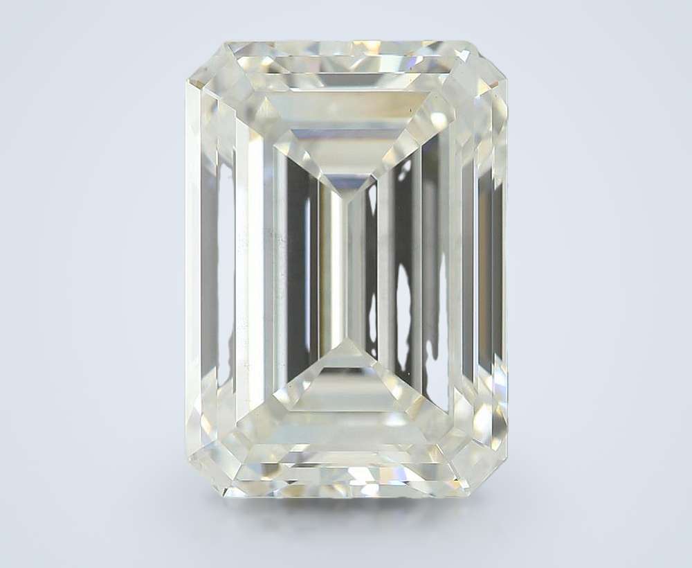 5.76ct F VS2 Rare Carat Ideal Cut Emerald Lab Grown Diamond