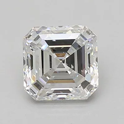 1.45ct D VS2 Excellent Cut Asscher Lab Grown Diamond
