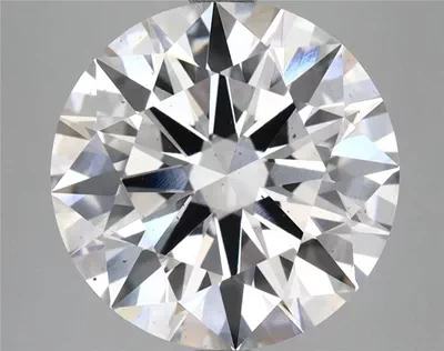 6.18ct F SI1 Rare Carat Ideal Cut Round Lab Grown Diamond