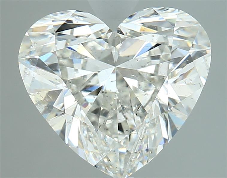 2.55ct H SI2 Rare Carat Ideal Cut Heart Diamond