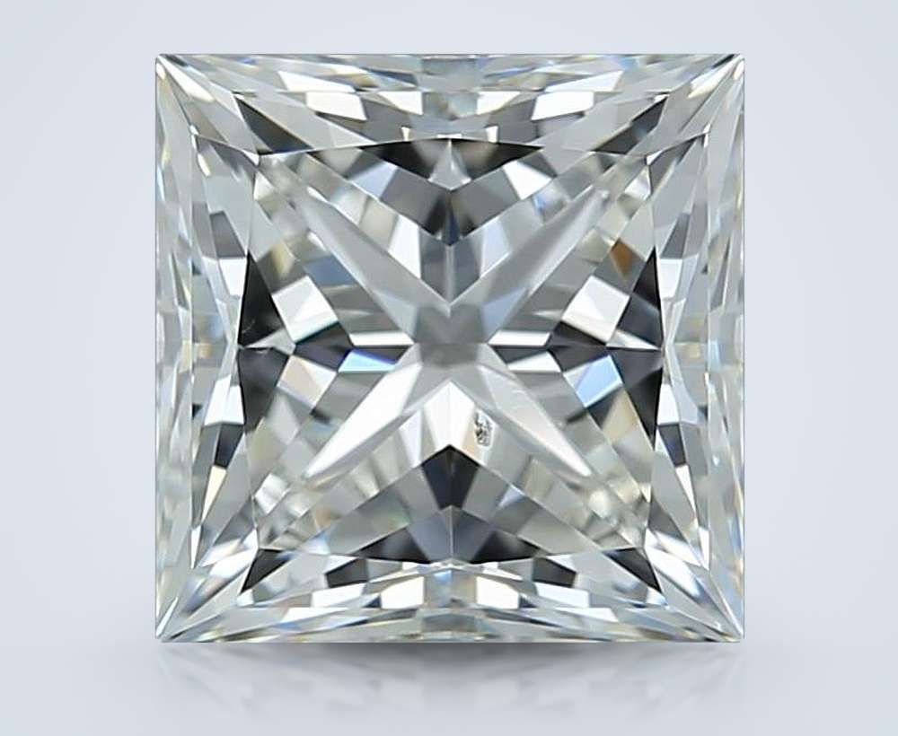 2.71ct J SI1 Rare Carat Ideal Cut Princess Diamond