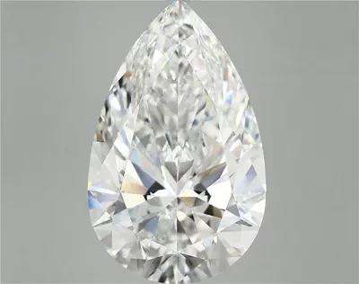 12.40ct F VVS2 Rare Carat Ideal Cut Pear Lab Grown Diamond