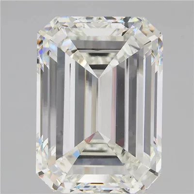 20.04ct G VVS2 Rare Carat Ideal Cut Emerald Lab Grown Diamond