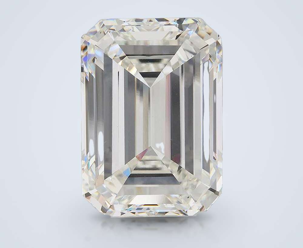 20.04ct G VVS2 Rare Carat Ideal Cut Emerald Lab Grown Diamond