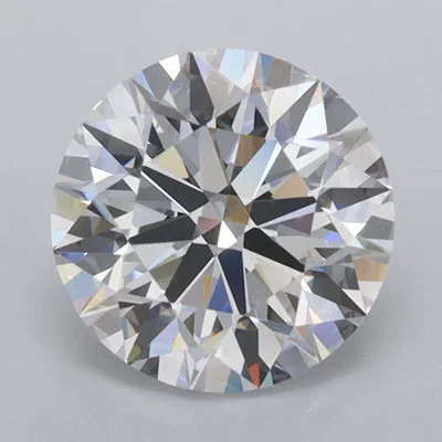 2.01ct D FL Rare Carat Ideal Cut Round Lab Grown Diamond