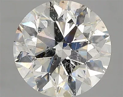 3.01ct H SI2 Rare Carat Ideal Cut Round Diamond