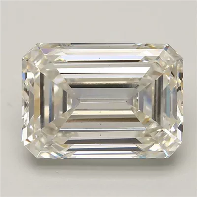 11.08ct H VS1 Rare Carat Ideal Cut Emerald Lab Grown Diamond