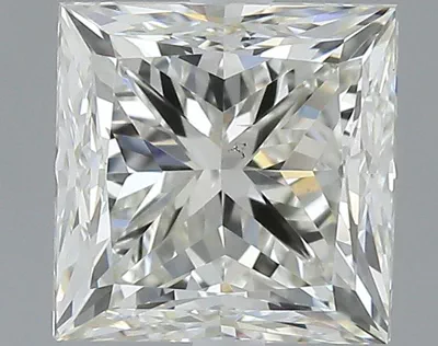 1.50ct K SI1 Very Good Cut Princess Diamond