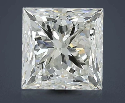 1.50ct K SI1 Very Good Cut Princess Diamond