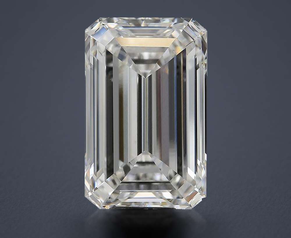 10.59ct F VS1 Rare Carat Ideal Cut Emerald Lab Grown Diamond
