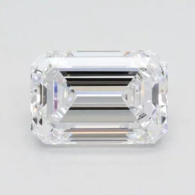 1.57ct E VVS2 Rare Carat Ideal Cut Emerald Lab Grown Diamond