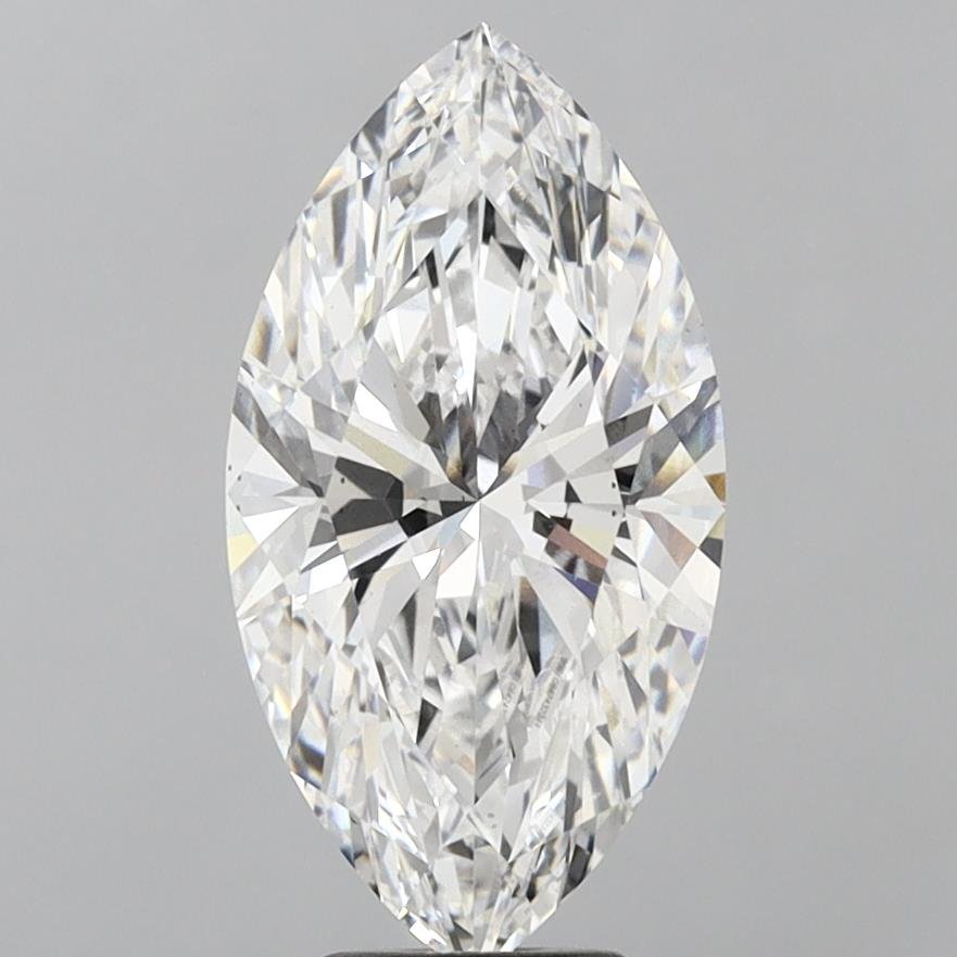6.05ct E VS2 Rare Carat Ideal Cut Marquise Lab Grown Diamond