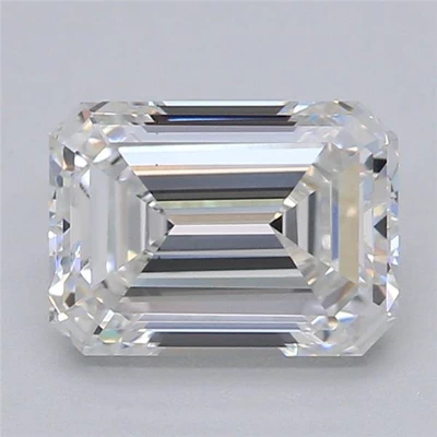 1.10ct E VS1 Rare Carat Ideal Cut Emerald Lab Grown Diamond