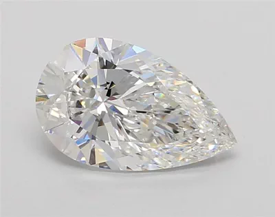 2.06ct F VVS2 Rare Carat Ideal Cut Pear Lab Grown Diamond