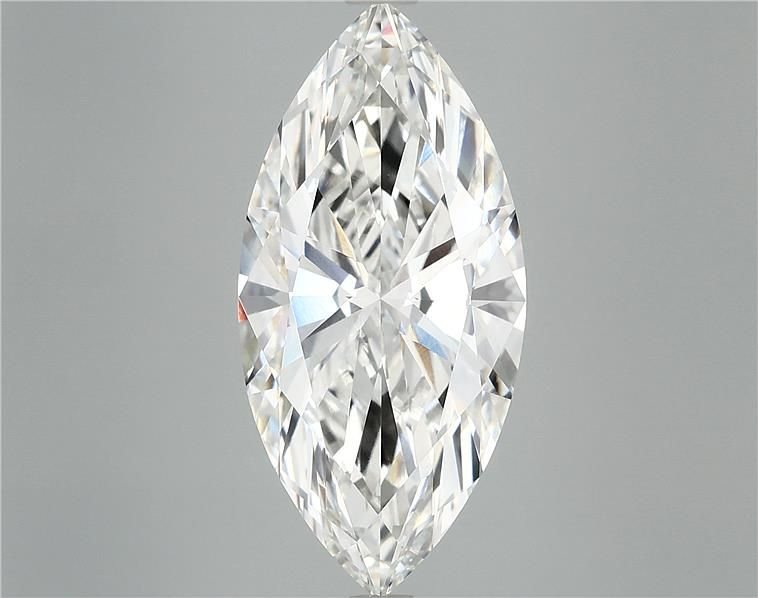 7.04ct F VVS2 Rare Carat Ideal Cut Marquise Lab Grown Diamond