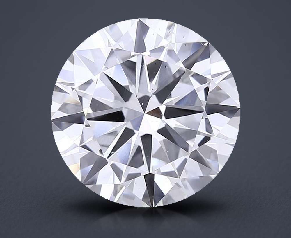 9.04ct F VS2 Excellent Cut Round Lab Grown Diamond