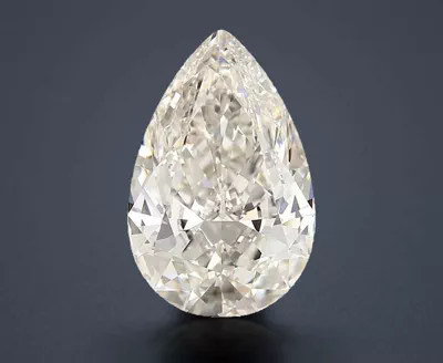 3.71ct J VVS1 Excellent Cut Pear Diamond