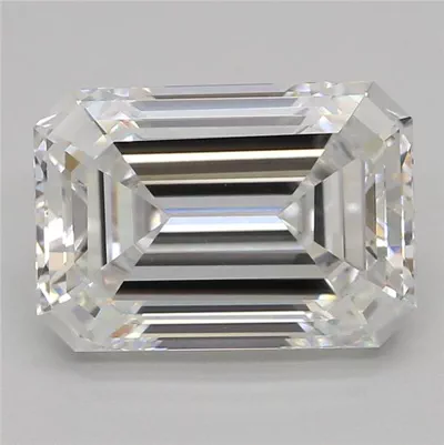 2.07ct E VVS2 Rare Carat Ideal Cut Emerald Lab Grown Diamond