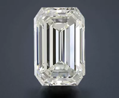 5.03ct J VS1 Rare Carat Ideal Cut Emerald Diamond