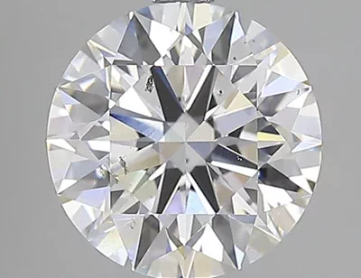3.51ct E SI1 Rare Carat Ideal Cut Round Lab Grown Diamond