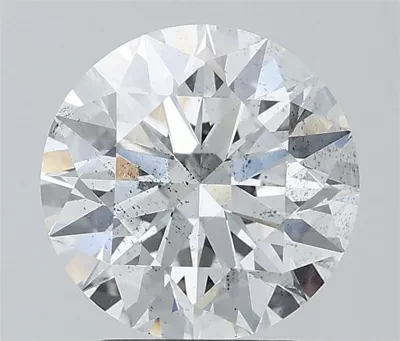 3.09ct E SI1 Rare Carat Ideal Cut Round Lab Grown Diamond