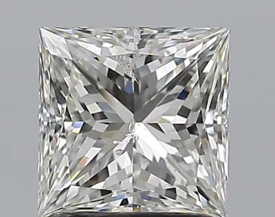 1.51ct H SI2 Rare Carat Ideal Cut Princess Diamond