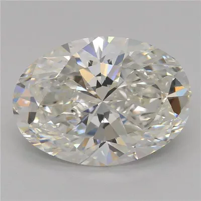 4.06ct F VVS2 Rare Carat Ideal Cut Oval Lab Grown Diamond