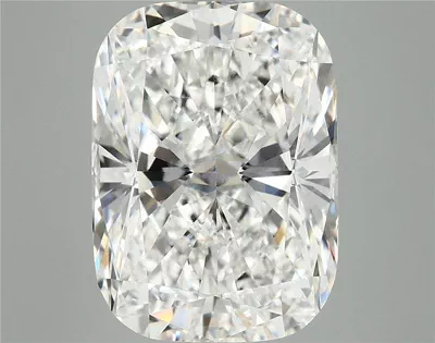 8.43ct F VVS2 Rare Carat Ideal Cut Cushion Lab Grown Diamond