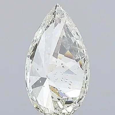 2.01ct K SI1 Rare Carat Ideal Cut Pear Diamond