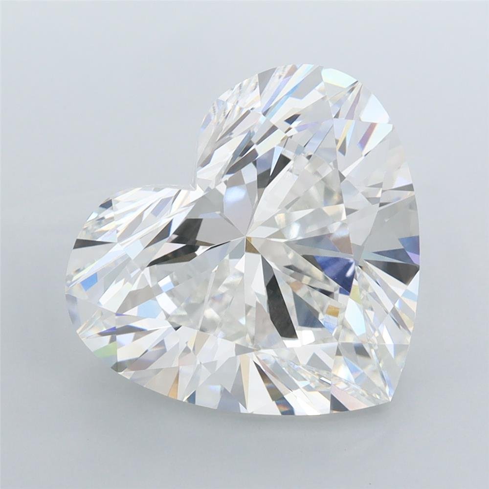 7.07ct E VVS2 Rare Carat Ideal Cut Heart Lab Grown Diamond