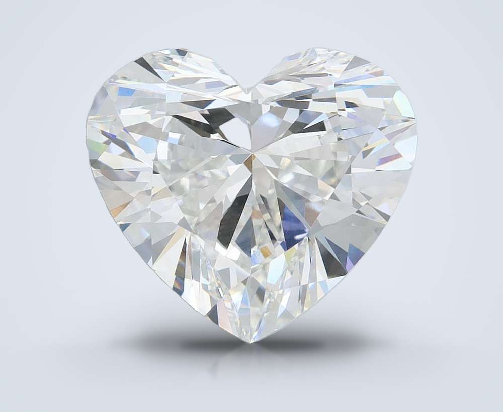 7.07ct E VVS2 Rare Carat Ideal Cut Heart Lab Grown Diamond