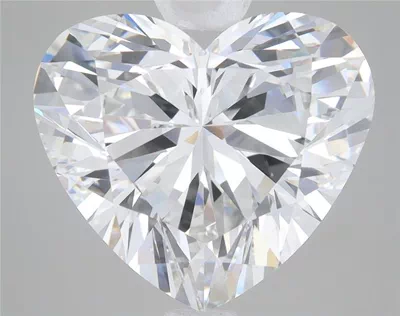 7.09ct F VVS2 Rare Carat Ideal Cut Heart Lab Grown Diamond